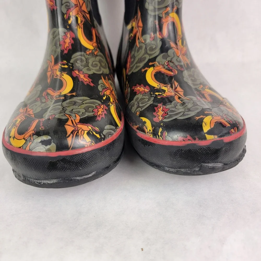 Bogs Kids‎ Classic High Dragon Rain Boots Waterproof Neoprene Outdoor
